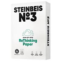 Genbrugspapir Steinbeis No.3 Pure White, A3, pakke a 500 stk.