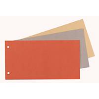 Lyreco Premium rectangle dividers cardboard 250g yellow - pack of 250