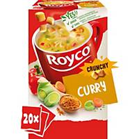 Royco Crunchy Curry, doos van 20 zakjes