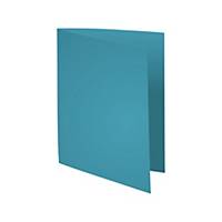 Exacompta Foldyne folders cardboard 180g blue - pack of 100