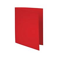 Exacompta Foldyne folders cardboard 180g red - pack of 100