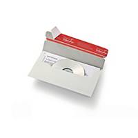 Colompac CD/DVD-Brief CP 040.16, ohne Fenster, Innenmaße: 220x121mm, weiß