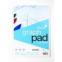 Silvine Everyday A4 Graph Refill Pad - Pack of 12