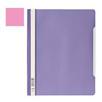 Durable Clear Folder A4 Pink