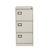 Bisley AOC3V4 Metal Filing Cabinet 3 Drawer Grey - 1016mm x 470mm x 622mm