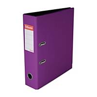 Esselte PVC Lever Arch File A4 3 inch Purple
