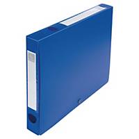 Exacompta filing box PP spine of 4cm blue