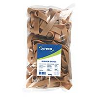 Lyreco Rubber Bands 15x230mm - 500g