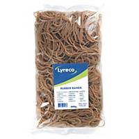 Lyreco rubber bands 90x1,5mm - bag of 500 gram