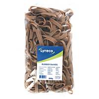 Lyreco Rubber Bands 8x125mm - 500g