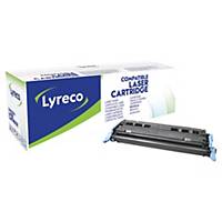 Cartouche de toner compatible Lyreco équivalent HP 124A - Q6001A - cyan