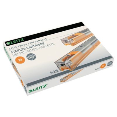 LEITZ K8 CASSETTE STAPLES - PACK OF 5 X 210 STAPLES