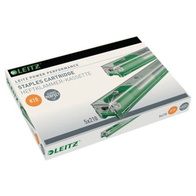 LEITZ K10 CASSETTE STAPLES - PACK OF 5 X 210 STAPLES
