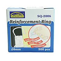 Suremark Transparent Reinforcement Ring - Box of 500