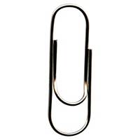 Lyreco Budget paper clips nickel round 32mm - box of 100