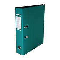 Bantex PVC Lever Arch File F4 3 inch Turquoise