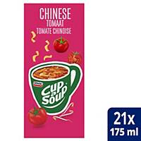 Soupe à la tomate à la chinoise Cup-a-Soup, la boîte de 21 sachets