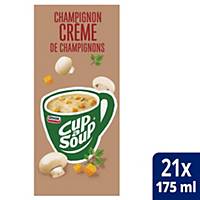 Crème de champignons Cup-a-Soup, la boîte de 21 sachets