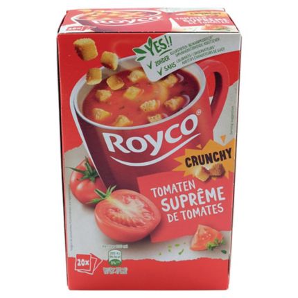 Soupe tomate Royco - Boîte de 20 sachets, tous les services généraux.