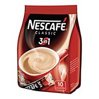 Kawa rozpuszczalna NESCAFÉ 3in1 Classic, 10 saszetek po 16,5 g