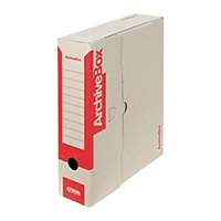 PK25 EMBA C/B ARCHIVAL BOX 75MM A4 RED