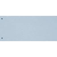 Fiche séparatrice Biella 105x240mm, carton 190 g/m2, bleu,100 unités