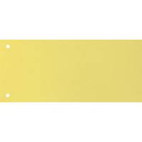 Exacompta petits intercalaires rectangulaires carton 190g jaune - paquet de 100