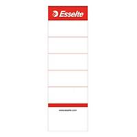 Vymeniteľné papierové etikety Esselte, 50 × 158 mm, 10 ks