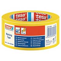 Tesa 60760 Floor Marking Tape, PVC, 50 mm x 33 m, yellow