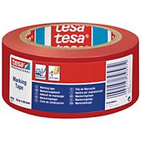tesa® Professional 60760 PVC Marking Tape, 50mm x 33m, Red