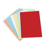 Pack de 50 subcarpetas  formato folio  cartulina rojo pastel 180g2