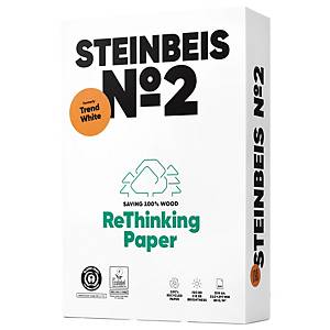 Papier à copier Steinbeis No 2 Trend White A4, 80 g/m2, blanc, emb. 500 feuilles