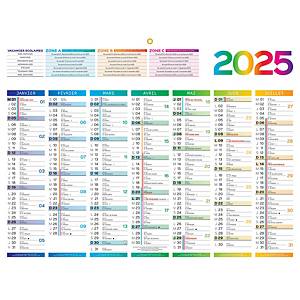 Agenda de bureau 2024 Exacompta - Noir - 23,5 x 21 cm - Carré Travers  Horaires - Agendas Civil - Agendas - Calendriers