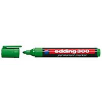 Permanent Marker Edding 300, round tip, line width 1,5-3 mm, green