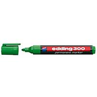 Marqueur permanent Edding® 300, pointe fine et ronde, 1,5,-3 mm, vert, la pièce