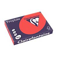 Clairef. Multifunktionspapier Trophée 1883C, A3, 80 g/m², ziegelrot, int. 500Bl