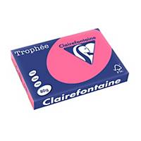 Clairefontaine Trophee 1898C Fuchsia A3 paper, 80 gsm, per ream of 500 sheets