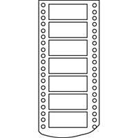 Caja de 2000 etiquetas APLI 73 impresora matricial 1 salida 137,2x74,1mm blancas