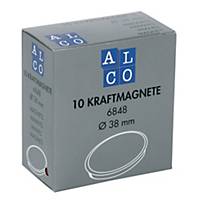 Alco Haftmagnet 6848, Durchmesser: 38mm, weiß, 1 Magnet