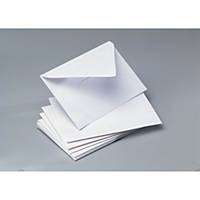 Envelope cartões de visita - molhável - 70 x 106 mm - branco - Caixa de 100