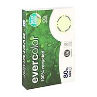 Evercolor recycled coloured paper A4 80g green - pack of 500 sheets