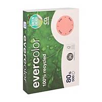 Evercolor recycled coloured paper A4 80g pink - pack of 500 sheets