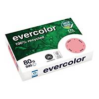 Evercolour Recycled Paper A4 80gsm Pink - 1 Ream of 500 Sheets