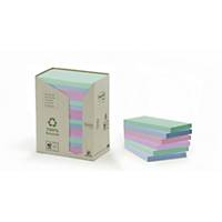 Post-it notes Post-it Green Notes 100 recy ppr,76x127mm, pastel, pack 16 pcs