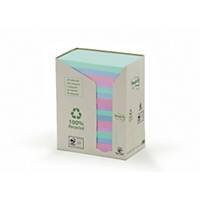 Ekologiczne karteczki samoprzylepne Post-it®, Pastelowe, 76x127mm, 16 bloczków*