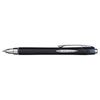 uni-ball SXN-210, Jetstream Retractable Rollerball Pen, Black Ink. Box of 12