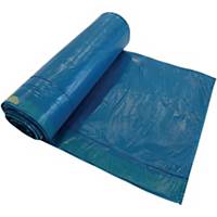 Müllbeutel, Maße: 70 x 110cm, Volumen: 120 Liter, blau,  38µ Stärke, 25 Stück