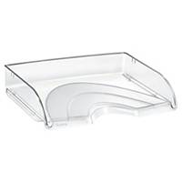 LYRECO LETTER TRAY WIDE ENTRY CRYSTAL
