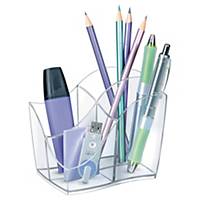 Cep Isis Pencil Cup 4 Compartments Crystal