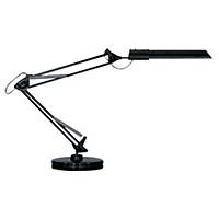 Lampe Unilux Swingo 2.0 - LED - double bras articulé - noire